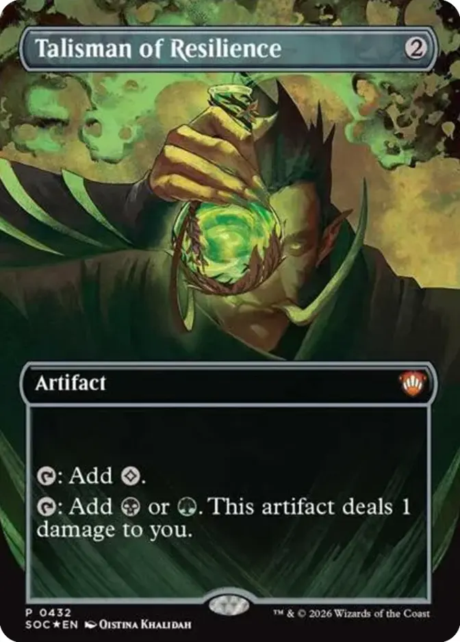 Talisman of Resilience <borderless> [SOC]