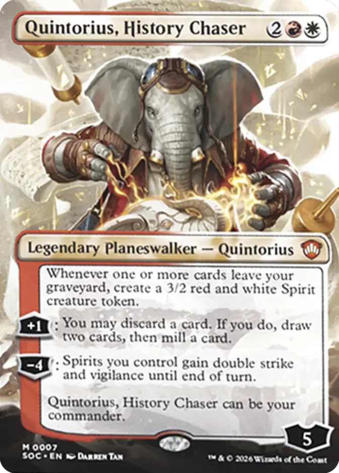 Quintorius, History Chaser <borderless> [SOC]