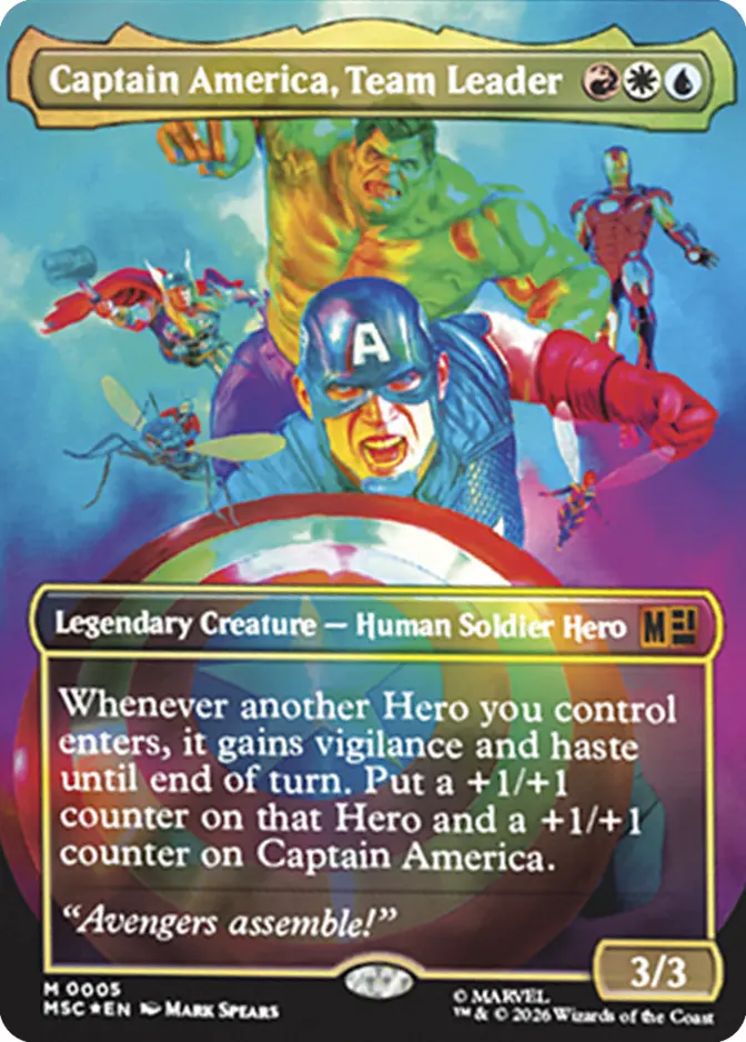 Captain America, Team Leader <borderless> [MSC]