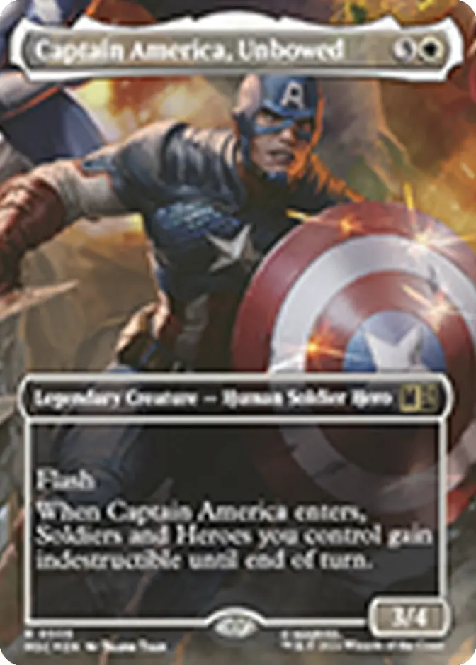 Captain America, Unbowed <borderless> [MSC]