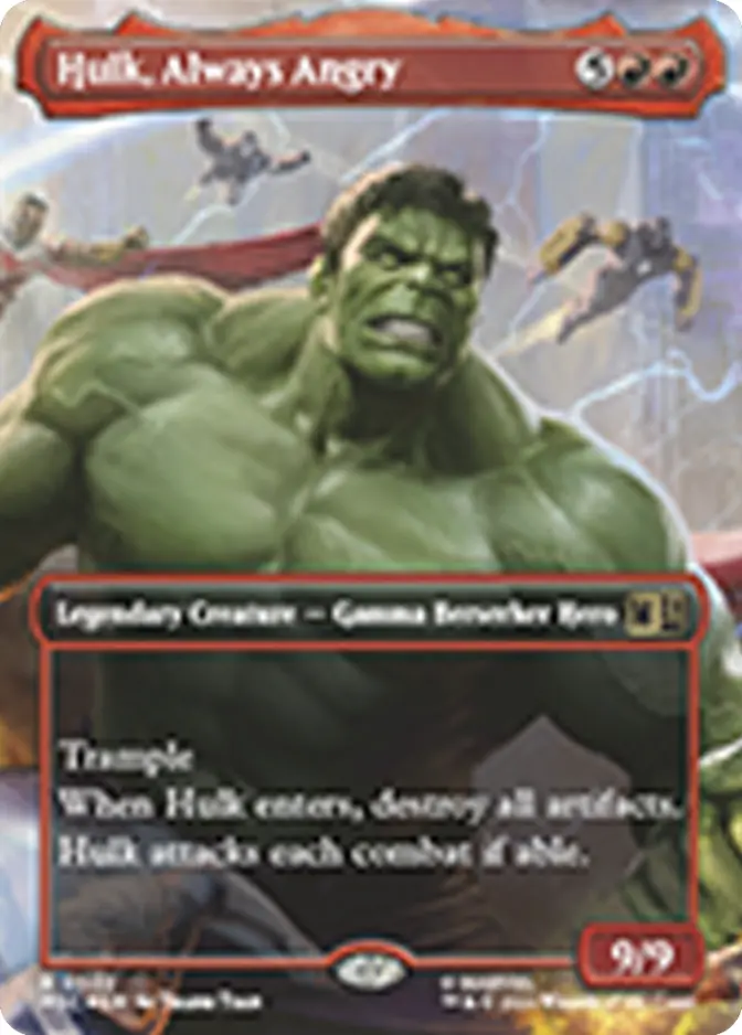 Hulk, Always Angry <borderless> [MSC]