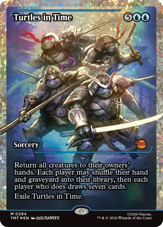 Turtles in Time <showcase japan - fracture foil> [TMT] (F)