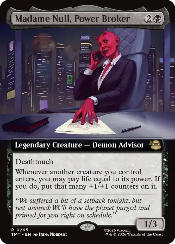 Madame Null, Power Broker <extended> [TMT]