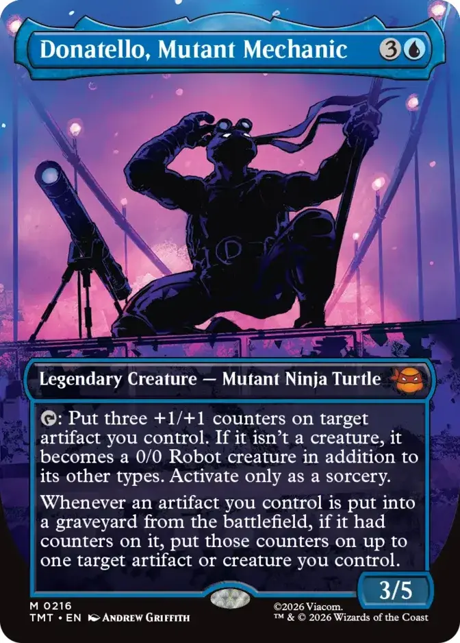 Donatello, Mutant Mechanic <borderless> [TMT]