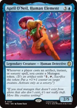 April O'Neil, Human Element