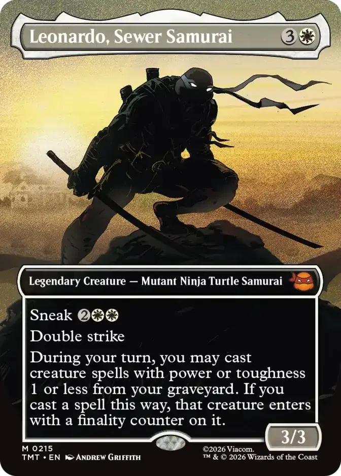 Leonardo, Sewer Samurai <borderless> [TMT]