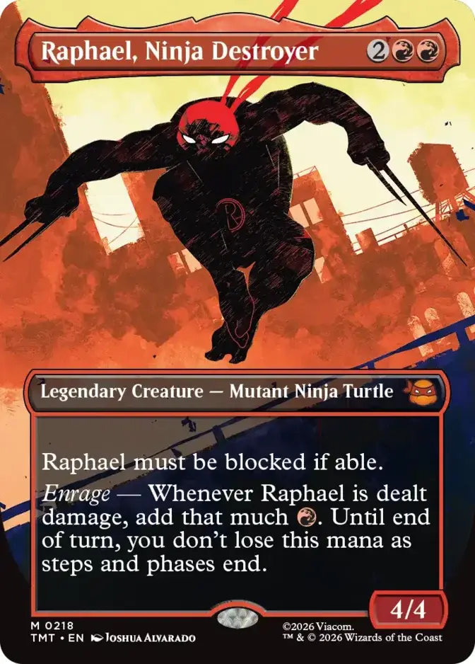 Raphael, Ninja Destroyer <borderless> [TMT]