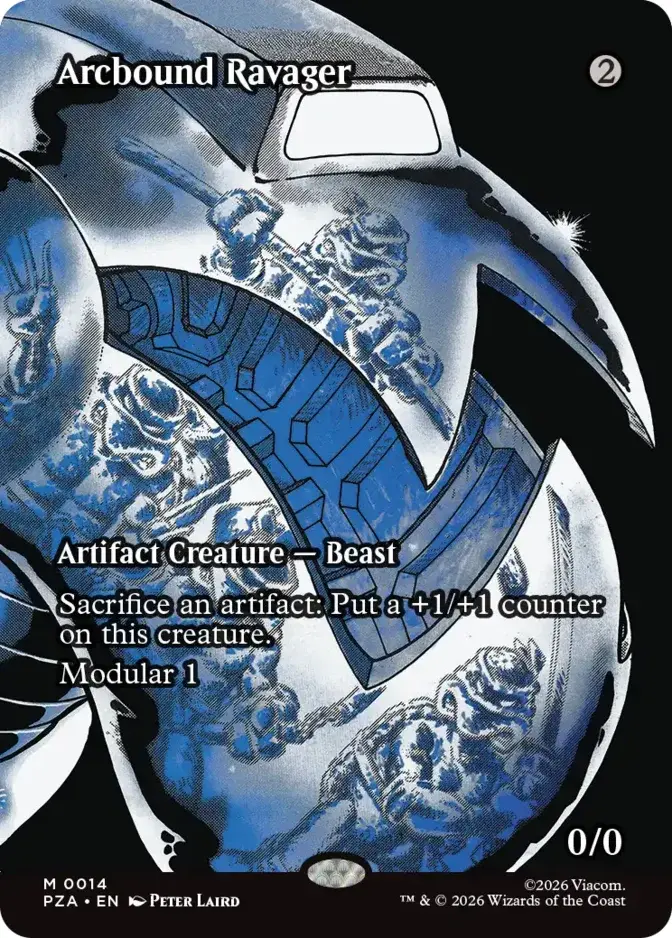 Arcbound Ravager <borderless> [PZA] (F)