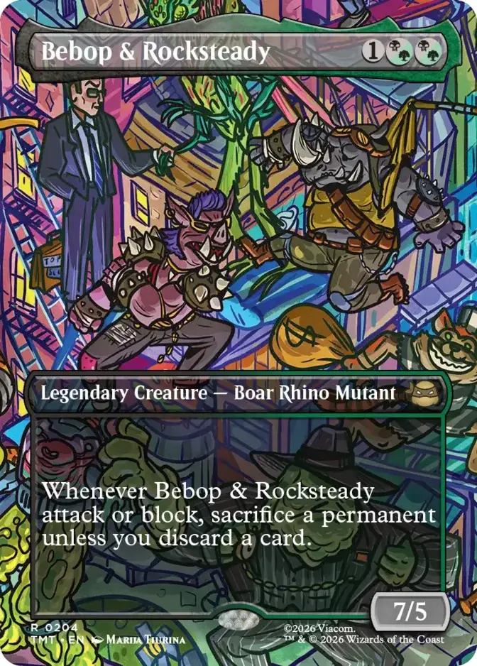 Bebop & Rocksteady <borderless> [TMT]