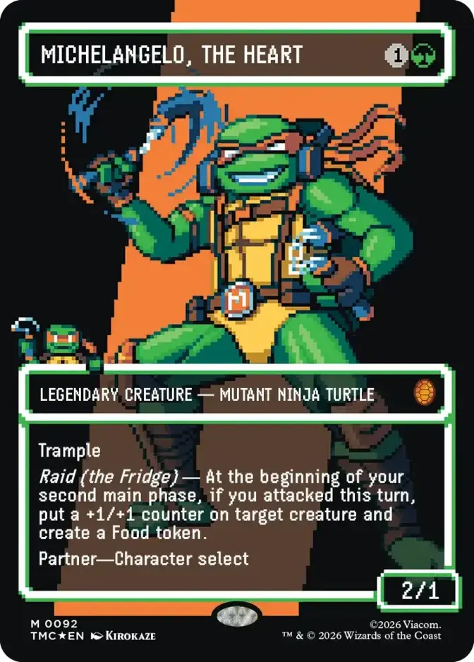 Michelangelo, the Heart <borderless pixel> [TMC]