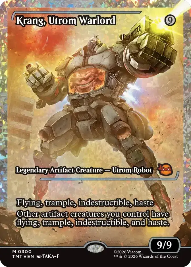 Krang, Utrom Warlord <showcase japan - fracture foil> [TMT] (F)