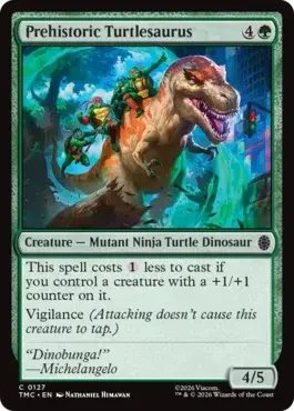 Turtlesaurus Prehistoric Turtlesaurus, Teenage Mutant Ninja Turtles Commander (TMC)
