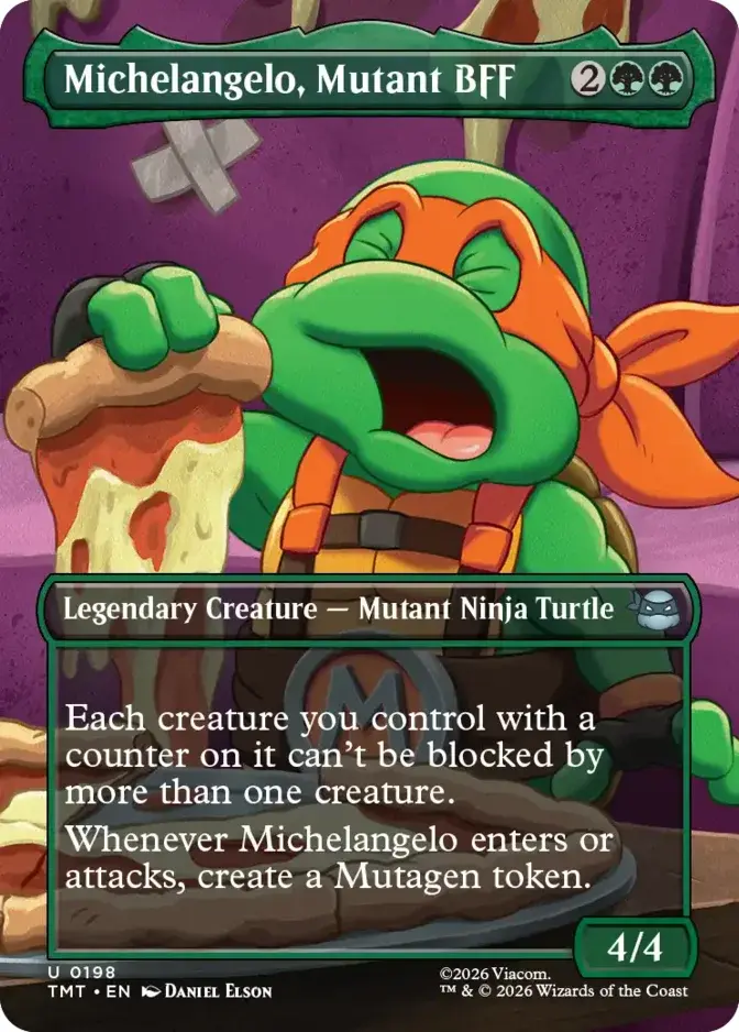 Michelangelo, Mutant BFF <borderless> [TMT]