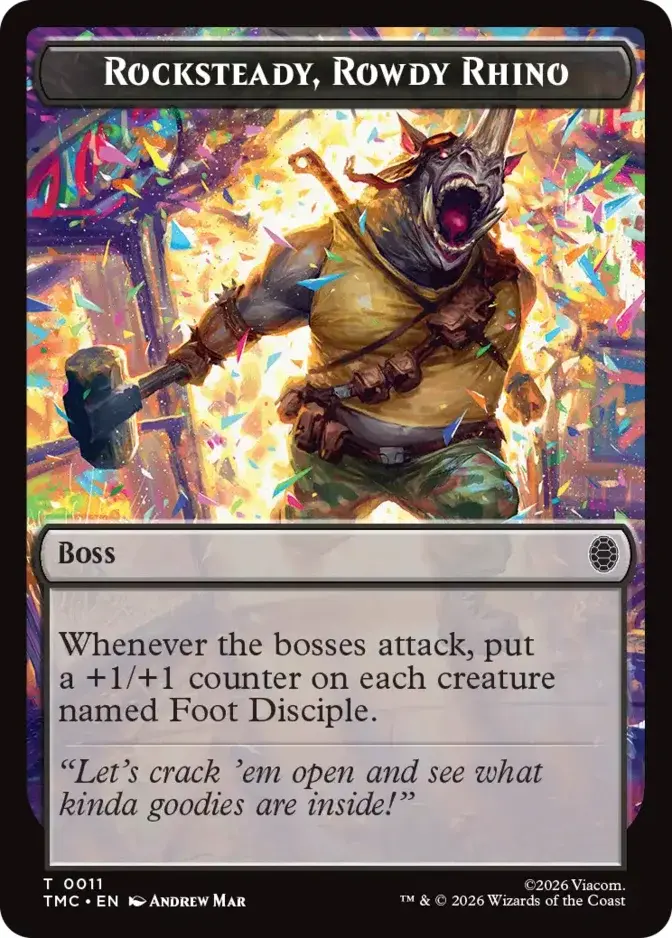 Rocksteady, Rowdy Rhino [TMC]