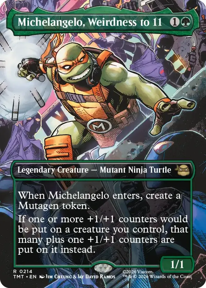 Michelangelo, Weirdness to 11 <borderless> [TMT]