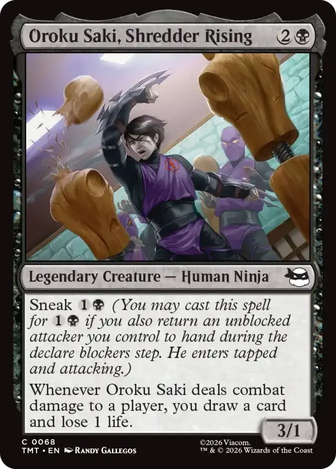 Oroku Saki, Shredder Rising [TMT]