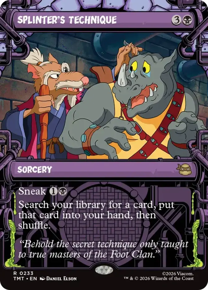 Splinter's Technique <showcase> [TMT] (F)