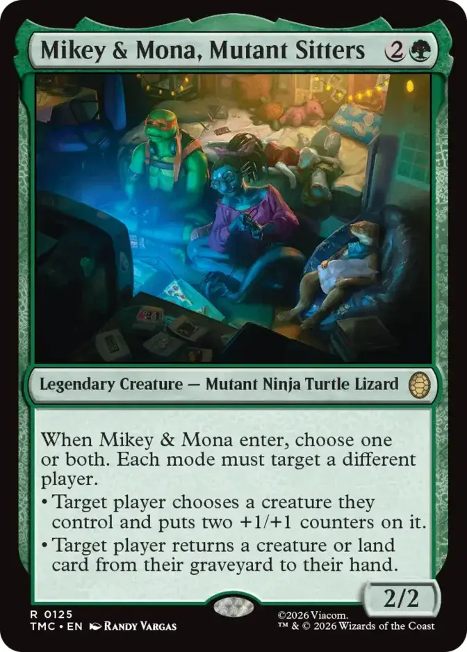 Mikey & Mona, Mutant Sitters [TMC] (F)