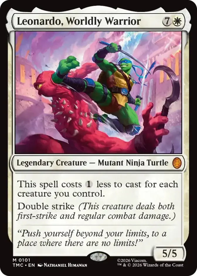 Leonardo, Worldly Warrior [TMC] (F)