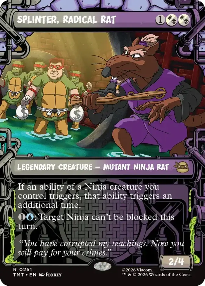 Splinter, Radical Rat <showcase> [TMT]