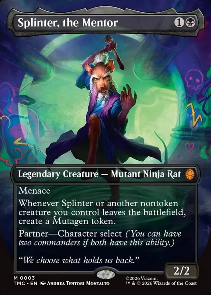 Splinter, the Mentor <borderless> [TMC]