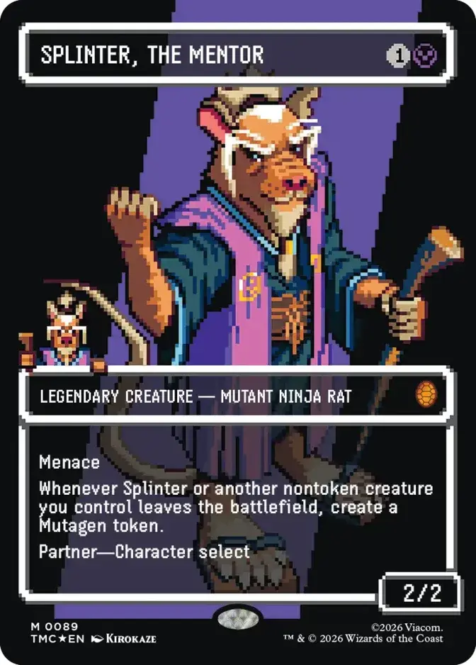 Splinter, the Mentor <borderless pixel> [TMC] (F)