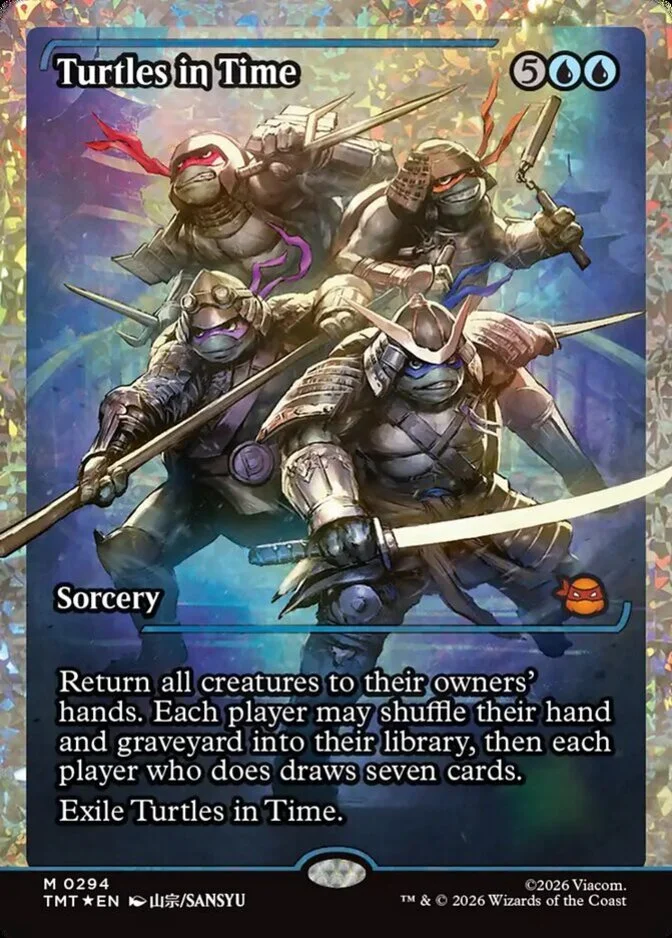 Turtles in Time <Japan Showcase - Fracture Foil> [TMT] (F)