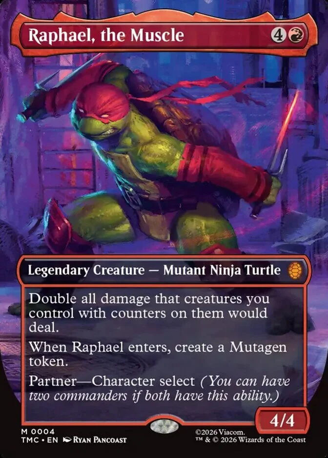 Raphael, the Muscle <borderless> [TMC] (F)