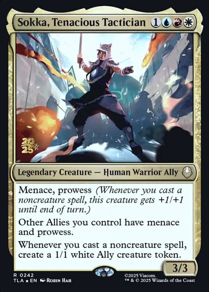 Sokka, Tenacious Tactician <prerelease> [TLA] (F)