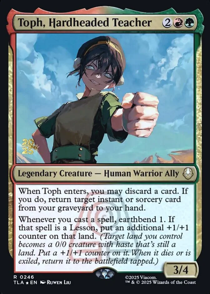 Toph, Hardheaded Teacher <prerelease> [TLA] (F)
