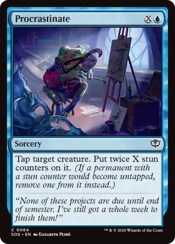 Procrastinate <019d4526-af29-73cd-a098-914775031b15> [SOS] (F)