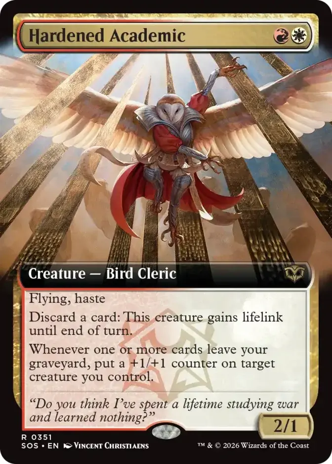 Hardened Academic <019d4526-ef4b-7648-99b9-cd8cfb674f7e> [SOS] (F)