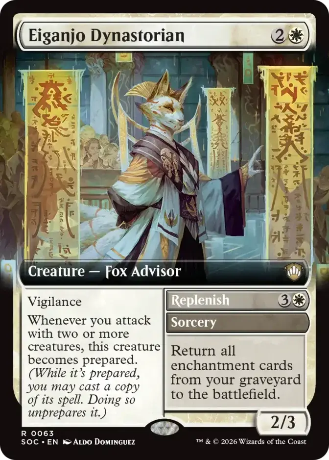 Eiganjo Dynastorian <019d4534-fc18-7b12-b8ea-8353b5dc7790> [SOC]