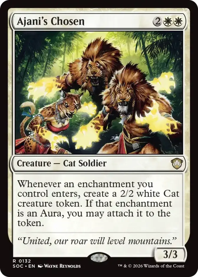 Ajani's Chosen <019d4a19-c2b2-765f-a492-7481e23c3e86> [SOC]