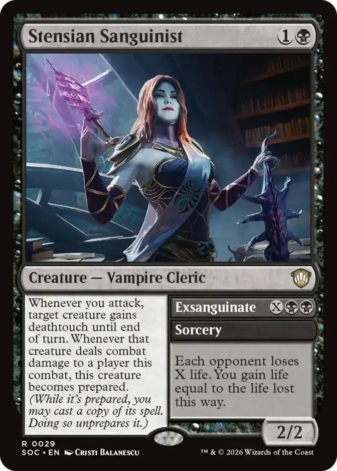 Stensian Sanguinist <019d4a1a-0a22-78cd-8ab5-f64ee5f0bd5b> [SOC]