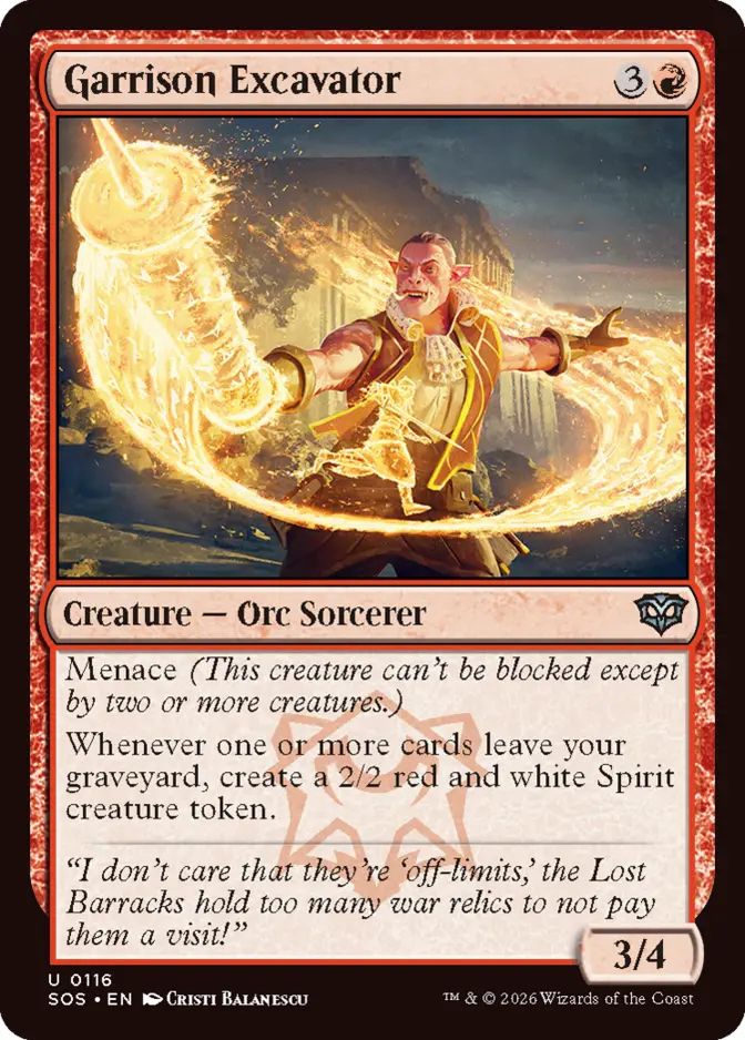 Garrison Excavator <019d530f-bce8-70cf-898f-4330b211112a> [SOS]