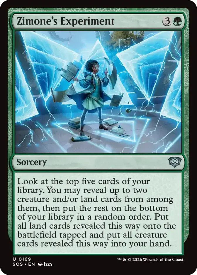 Zimone's Experiment <019d687b-34d9-7c3b-81af-e50b1498495c> [SOS] (F)