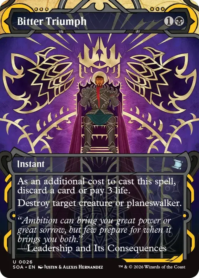 Bitter Triumph <019d68fa-4a91-7da8-bed4-13d4367abe7c> [SOA]