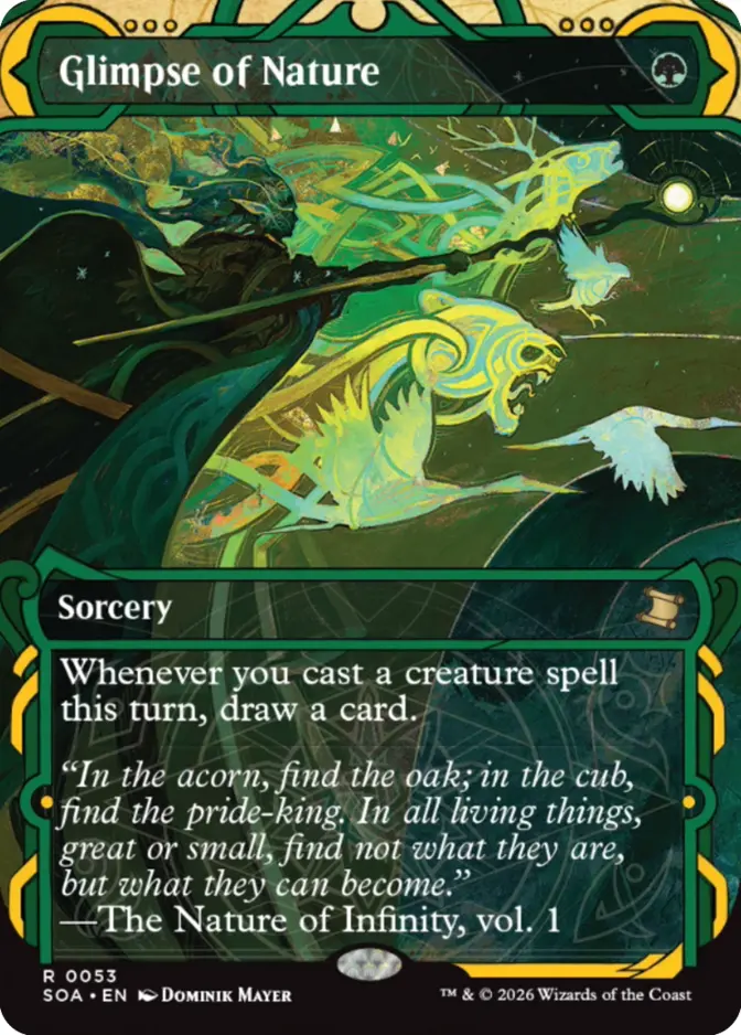 Glimpse of Nature <019d6908-4975-774c-9824-835c922b6fe5> [SOA]