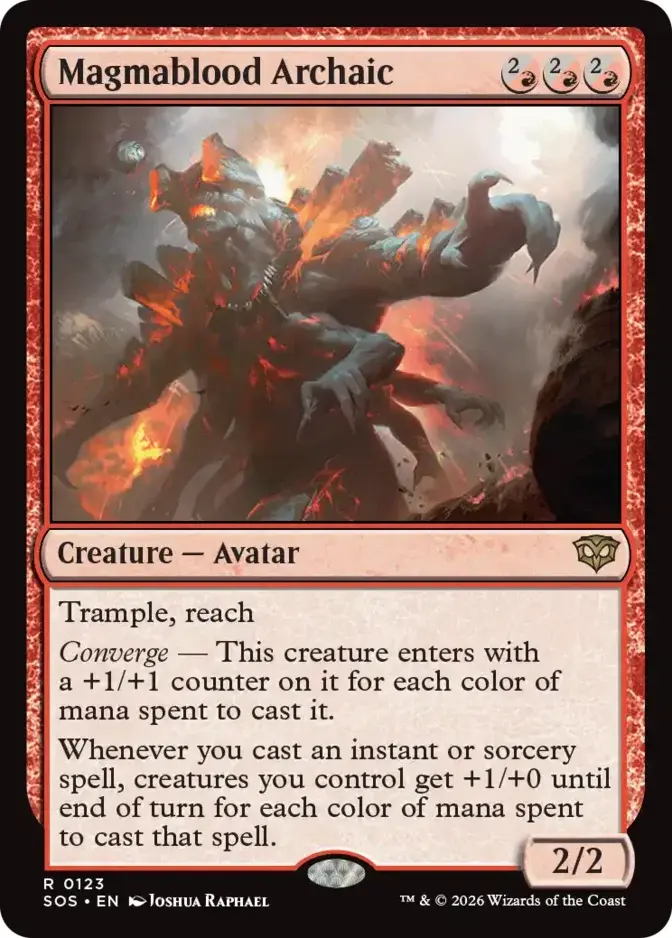 Magmablood Archaic <019d6da1-1e13-7ec2-b3ee-6eb962c03f9f> [SOS] (F)