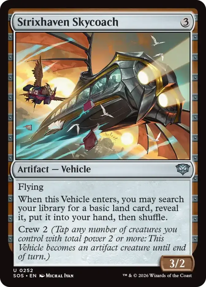 Strixhaven Skycoach <019d6da1-2f0d-7ec6-8440-48c8c710ae32> [SOS] (F)