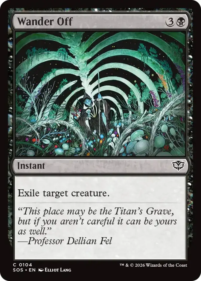 Wander Off <019d77ec-6e03-71c7-b2ee-cc783e416e1a> [SOS]