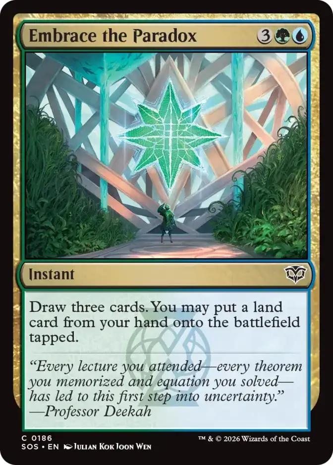 Embrace the Paradox <019d77ec-cebf-7c60-8a8d-784d78d70037> [SOS] (F)