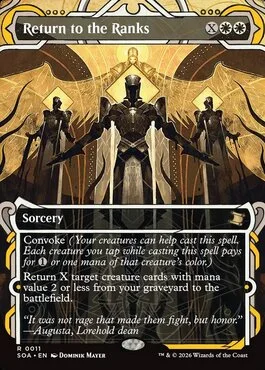 Return to the Ranks