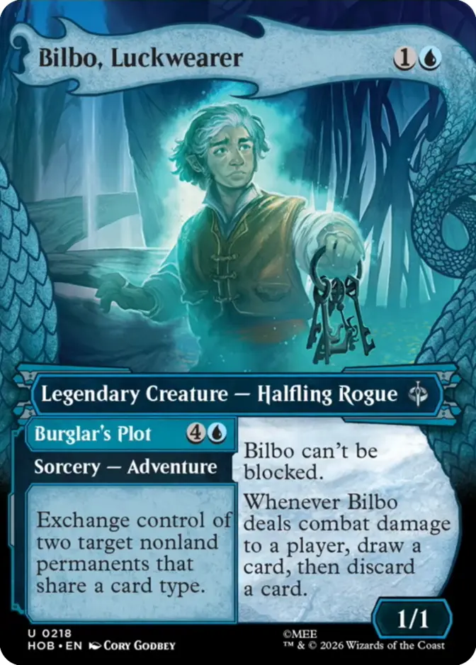 bilbo mtg card Bilbo, Birthday Celebrant LOTR Commander Deck Magic MTG Ready-to-Play Lifegain