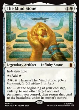 MTG The Mind Stone Marvel Foil マインドストーン The Mind Stone, Marvel Super Heroes (MSH) Price History