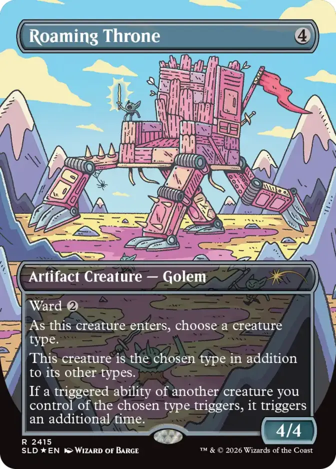 うろつく玉座 Roaming Throne Secret Lair goblin Roaming Throne, Secret Lair (SLD) Price History
