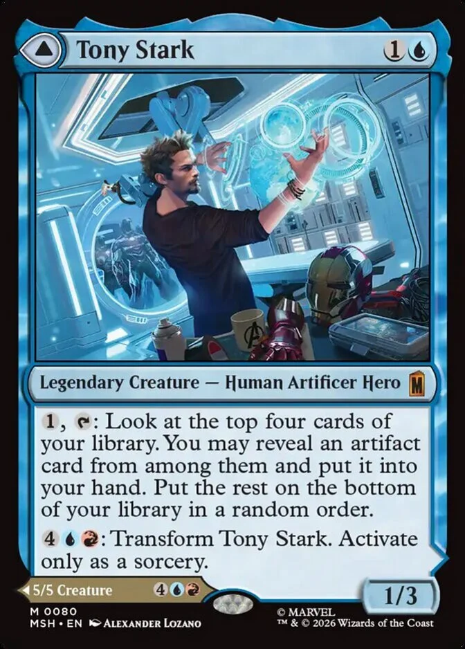 h*i様 MTG Tony Stark / The Invincible Iro Tony Stark, Marvel Super Heroes (MSH) Price History