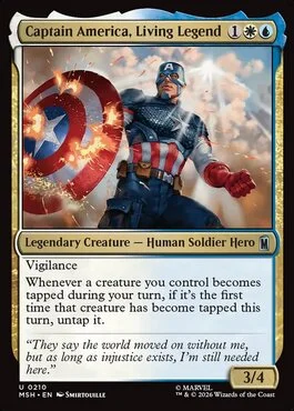 Captain America, Living Legend