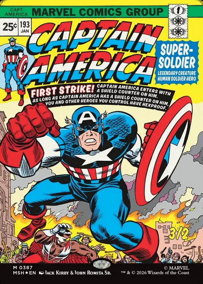 Captain America, Super-Soldier, Marvel Super Heroes (MSH) Price